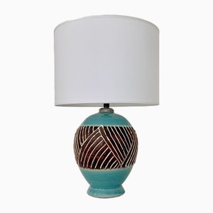 Art Deco French Ceramic Table Lamp, 1930-EW-2028288