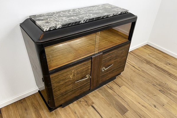 Art Deco French Chest of Drawers with Display Case-VMP-1166895