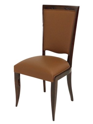 Art Deco French Dining Chairs, 1930s, Set of 6-CXC-583848