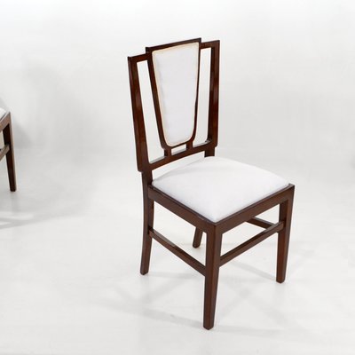 Art Deco French Dining Table & Chairs Set by Michel Dufet, 1930s, Set of 7-YGE-586372