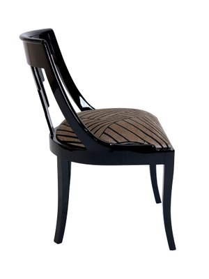 Art Déco French Gondola Chairs, 1930s, Set of 6-CXC-1154016