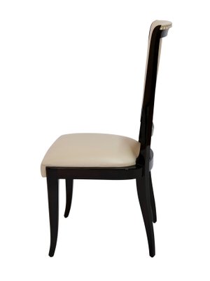 Art Déco French Hochlehner Chairs, 6 without, 2 with Armrests, 1930s, Set of 8-CXC-1229049