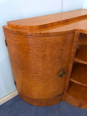 Art Deco French Maple Corner Cupboard, 1940s-MTX-731559