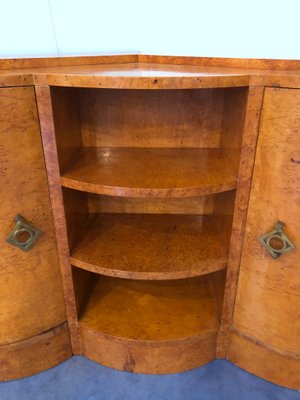 Art Deco French Maple Corner Cupboard, 1940s-MTX-731559