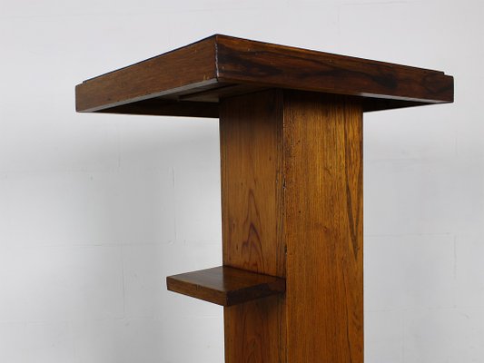 Art Deco French Oak Side Table, 1920s-ID-1115667