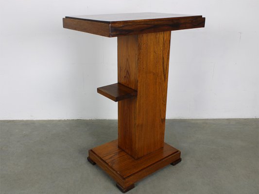 Art Deco French Oak Side Table, 1920s-ID-1115667