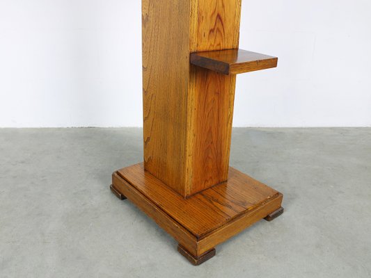 Art Deco French Oak Side Table, 1920s-ID-1115667