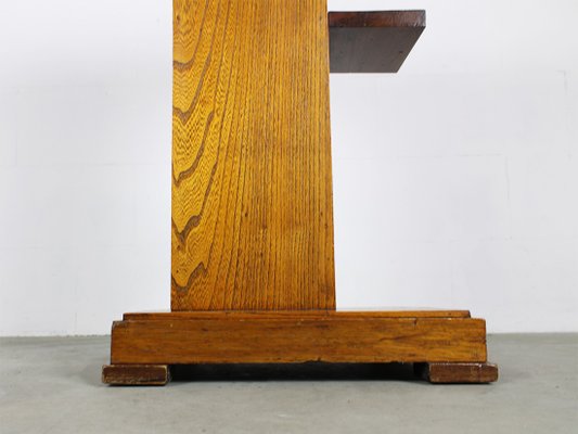 Art Deco French Oak Side Table, 1920s-ID-1115667