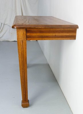 Art Deco French Oak Wall-Mounted Console, 1940s-RIU-1814883