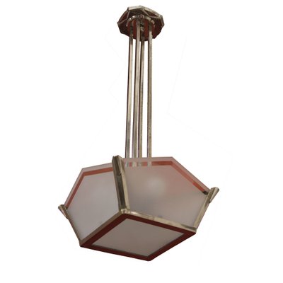 Art Deco French Pendant Lamp, 1930s-SY-2038132