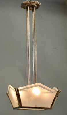 Art Deco French Pendant Lamp, 1930s-SY-2038132