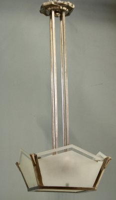 Art Deco French Pendant Lamp, 1930s-SY-2038132