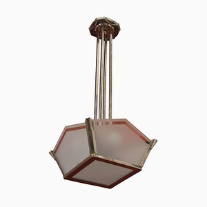 Art Deco French Pendant Lamp, 1930s-SY-2038132