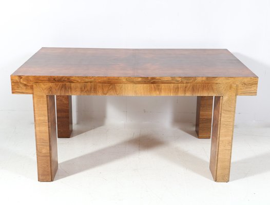 Art Deco French Walnut Writing Table, 1930s-MY-1795672