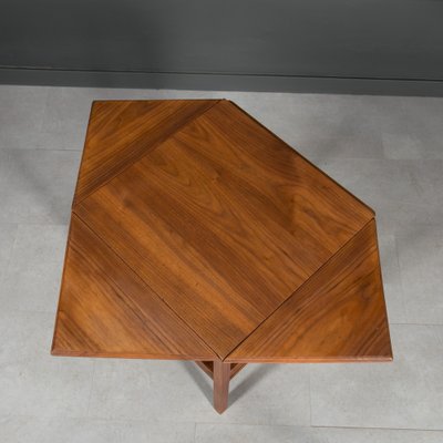 Art Deco Game Table in Walnut Wood-WZF-1803206