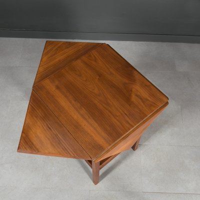 Art Deco Game Table in Walnut Wood-WZF-1803206