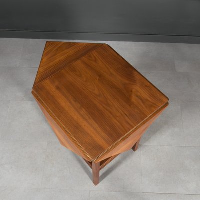 Art Deco Game Table in Walnut Wood-WZF-1803206