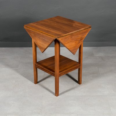 Art Deco Game Table in Walnut Wood-WZF-1803206