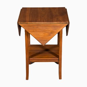 Art Deco Game Table in Walnut Wood-WZF-1803206