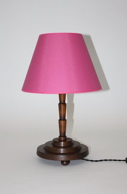 Art Deco Geometric Shape Table Lamp with Paper Shade, Austria, 1930s-NB-1385596