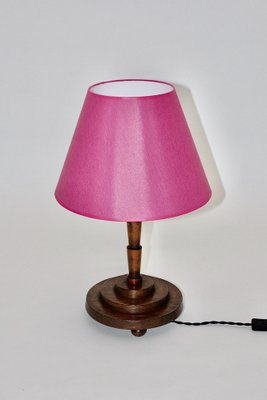 Art Deco Geometric Shape Table Lamp with Paper Shade, Austria, 1930s-NB-1385596