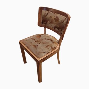 Art Deco German Walnut Dining Chairs, 1930s, Set of 6-HOI-638761