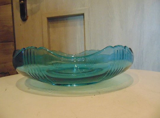 Art Deco Glass Bowl from Josef Invald, 1930s-CAQ-1395860