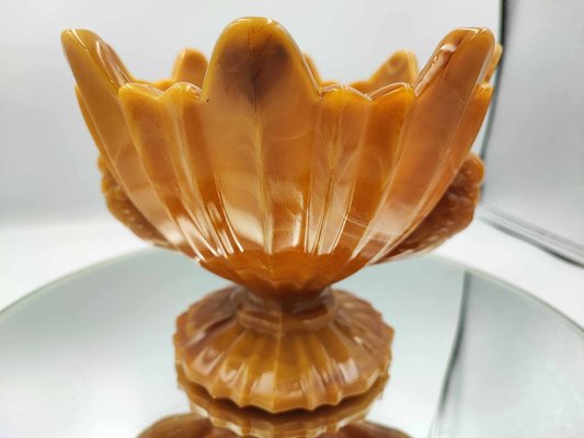 Art Deco Glass Cake Stand from United Glassware STS Abel, 1930s-CAQ-1293563