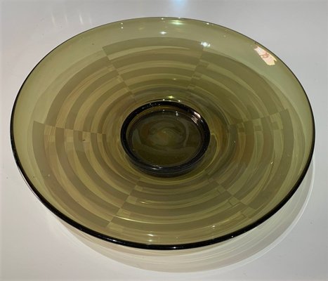 Art Deco Glass Centerpiece Bowl, 1930s-IKW-805822