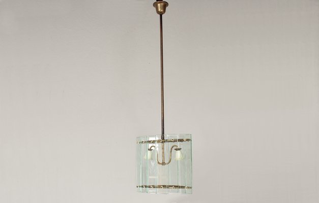 Art Deco Glass Hanging Light, 1890s-DUM-1739701