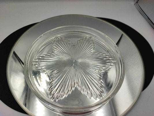 Art Deco Glass Plate from Hortensja Glassworks, 1930s-CAQ-1794614