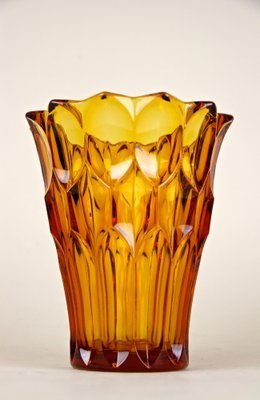 Art Deco Glass Vase, Austria, 1920s-TQA-1321968