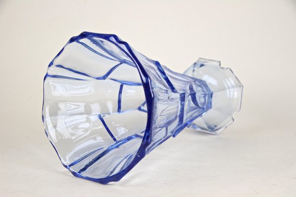 Art Deco Glass Vase, Austria, 1920s-TQA-1321886