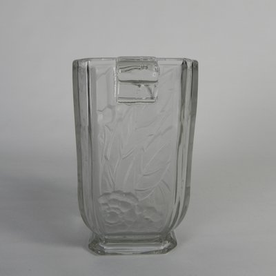 Art Deco Glass Vase by Maison Spip, 1930s-TL-2034820