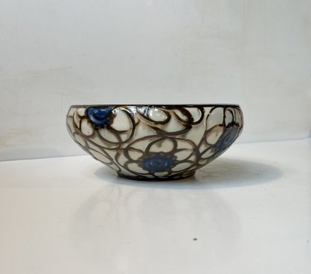 Art Deco Glazed Pottery Bowl by Herman August Kähler, 1920s-LCR-1778124