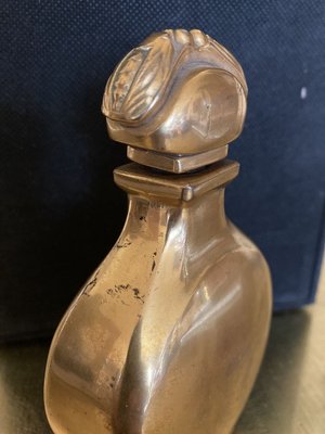 Art Deco Gold Glass Perfume Bottle from Caron Paris-XHV-899831