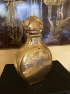 Art Deco Gold Glass Perfume Bottle from Caron Paris-XHV-899831