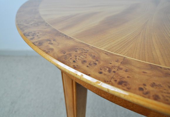 Art Deco Golden Elm Table, 1930s-HPQ-1189156