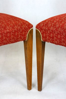 Art Deco H-214 Dining Chairs by Jindrich Halabala for UP Závody, 1950s, Set of 4-WVS-1223660