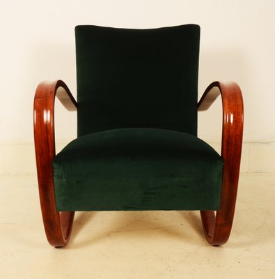 Art Deco H269 Armchair by Jindrich Halabala for Thonet, 1930s-AX-1717938