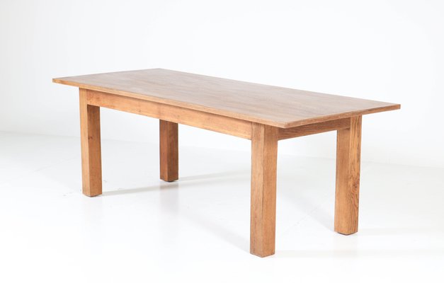 Art Deco Haagse School Table in Oak by Cor Alons, 1923-MY-975021