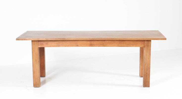 Art Deco Haagse School Table in Oak by Cor Alons, 1923-MY-975021