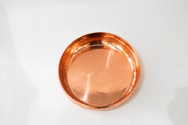 Art Deco Hammered Copper Bowl, Vienna, 1920s-SPD-2015977