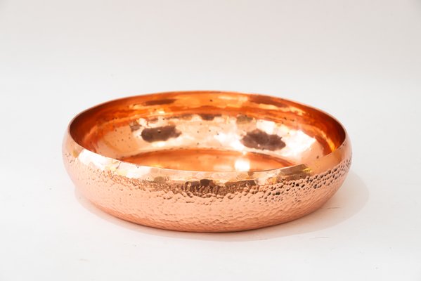 Art Deco Hammered Copper Bowl, Vienna, 1920s-SPD-2015977