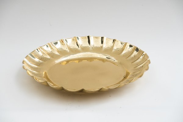 Art Deco Hammered Serving Plate, Vienna, 1920s-SPD-699183