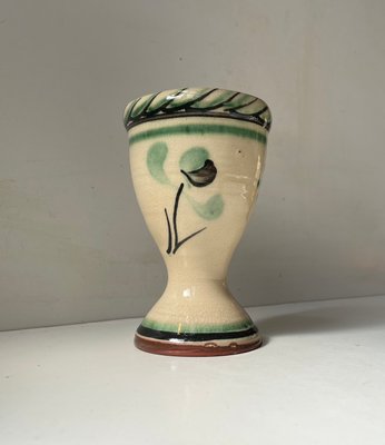 Art Deco Hand-Painted Terracotta Vase-LCR-2042117