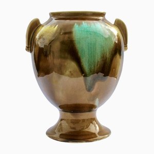 Art Deco Handmade and Hand Glazed Planter, Belgium, 1930s-MJY-1148897