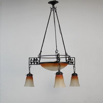 Art Deco Hanging Lamp by Charles Schneider-NE-1250157