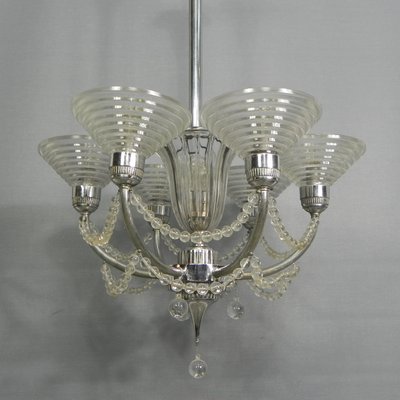 Art Deco Hanging Lamp by G. Leleu-TL-1142547