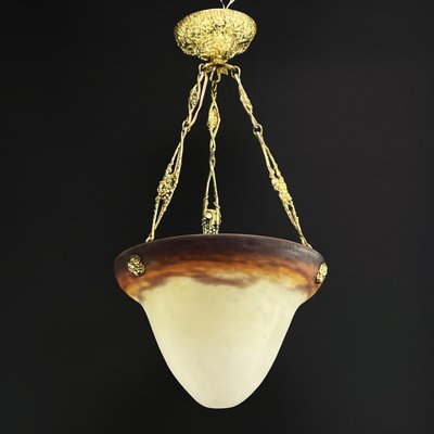 Art Deco Hanging Lamp from Muller Frères, 1930a-JUZ-1820362